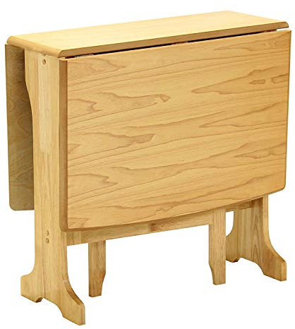 Esstisch aus massivem Holz, für kleine Räume, helles Eichen-Finish, Möbel für britische und irische Heimdekoration