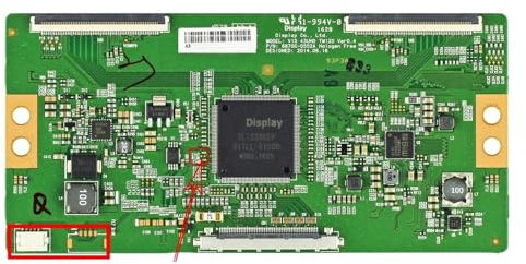 Scheda logica T-Con 6870C-0552A, compatibile con Hisense, compatibile con LG, compatibile con Westinghouse, compatibile con Philips, compatibile con TV Vizio da 43 pollici(With R126 resistor)