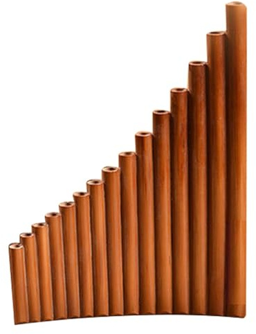 Panflöte Anfänger professionelle Panflöte 15 Rohre Musikinstrument(G key)
