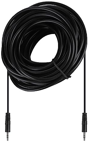 Culnflun Stereo Audio Cable, 3.5mm Copper Male to Male Shielded Audio Cable, Audio Stereo Subwoofer Cable Auxiliary Cord for Home Theater,Amplifiers,HDTV,10m 15m 20m 30m (10m / 32.8ft)