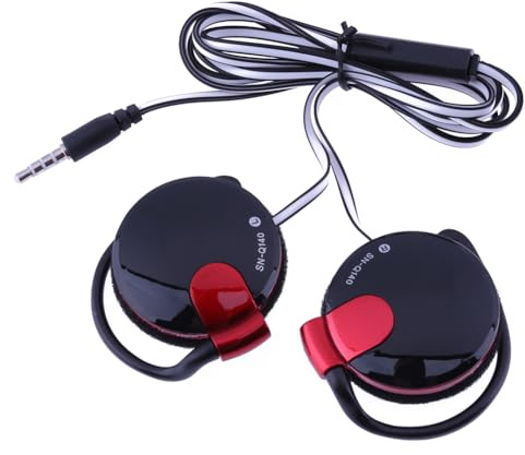 Sports Headphones - Steel, 1.18in Ear Hook Headphones Bone Conduction | Clip-On, Stable Fit High-Fidelity Sports Earbuds, Wireless Sport Headset For Yoga, Running, Hiking, Jogging, Outdoor Activities