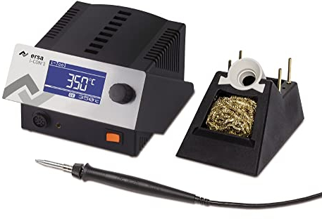 ERSA i-CON1C 0IC1100A0C Station de soudage ESD professionnelle avec interface de données et i-TOOL 150 W auto-veille