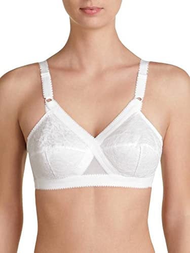 Playtex Bra Woman Cross Your Heart Non-Wire Bra x1, White, 44C