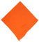 IB Halstuch 50x50cm Baumwolle 1A Qualität Einfarbig Bedruckbar Bestickbar Azofrei Uni Tuch Kopftuch Schultertuch Accessoire (1x, orange)