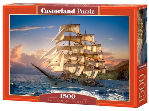 Castorland C-151431-2 - Puzzle Sailing at Sunset, 1500 Teile