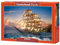 Castorland C151431 Hobby Panoramic Sailing at Sunset Jigsaw Puzzle, 1500 Pieces Set, Multicolour