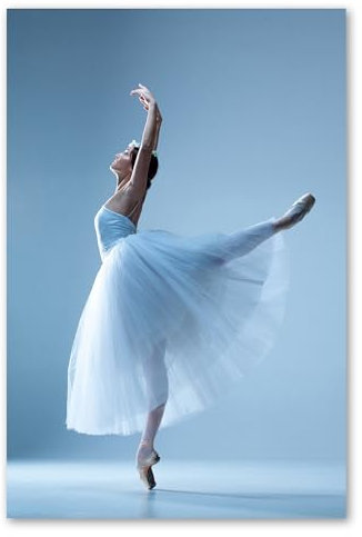 Postereck - 1009 - Ballett Tänzerin, Ballerina Tanzen Sport Kleid - Wandposter Fotoposter Bilder Wandbild Wandbilder - Poster - DIN A3-29,7 cm x 42,0 cm