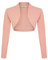 DANAEST Damen Bolero Jacke Festlich Cardigan Top (653),Rosa, 38 / M