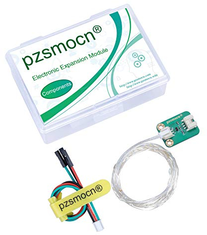 pzsmocn LED Color Light Strip Module, 4 Meters, 40 LED Color Lamp Beads, Compatible with Raspberry Pi and Arduino Board. Used to Decorate Rooms, Meeting Places, Enhance Atmosphere, Etc.