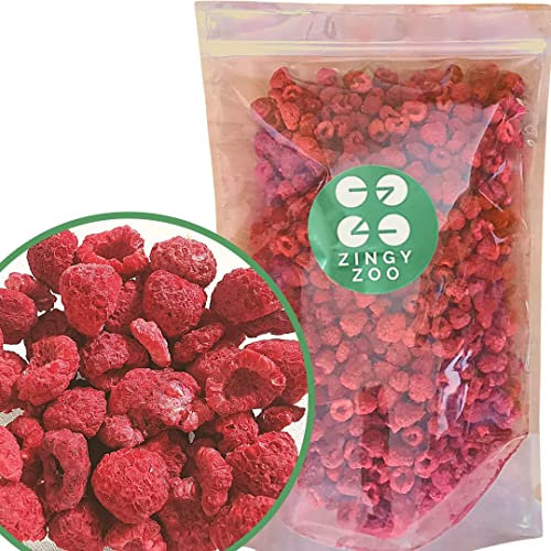 Lamponi Disidratati | XL 350g Frutta Liofilizzata Lamponi Liofilizzati Senza Zucchero | Frutti di Bosco Disidratati Lamponi Secchi Frutta Disidratata | Fatti in Casa Polvere di Lamponi Frutti Rossi
