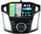 BXLIYER - [Eingebaut DAB] - Android 14 IPS Autoradio für Ford Focus (2012-2017) - Kabellos Carplay/Android Auto/DSP - 4G+64G - LED Kamera + MIC - 9 Zoll 2 Din - Lenkradsteuerung Fast-boot 360-CAM WIFI