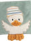 Baby Spielbuch Ente Edda Lou, Stoff Bilderbuch zum Anbinden, mit Quietsche und Knisterpapier, Spielzeug für Jungen und Mädchen