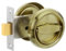 PATIKIL Round Recessed Door Lock, Stainless Steel 304 Hidden Recessed Cup Door Handle Furniture Pulls Latch Knob for Privacy Pocket Door Lockers, Bronze