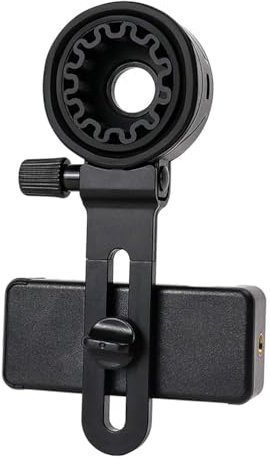 Telescope Phone Adapter, Phone Adapter for Binoculars Clip for Photography Holder Microscope Binocular Monocular Microsope, Spotting Scope, Telescope, Smartphone Holder Clip Bracket