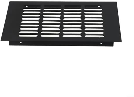 Grille d'aération rectangulaire en aluminium de 150 mm pour armoire de cuisine, plinthe de placard, armoire (150 x 250 mm)