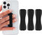 3 Stück Smartphone Fingerhalter Handy, Premium Smartphone Finger Halterung,Selfie Handyhalter, Fingerhalterung - auch geeignet für e-Reader und kleine Tablets (Schwarz)