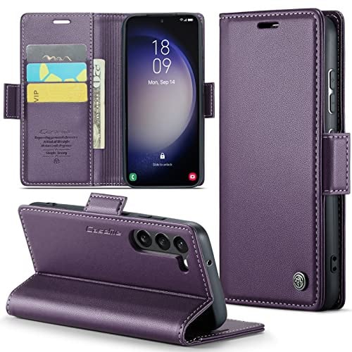 Phernykas für Samsung S23 Klapphülle, RFID ‌Leder Handyhülle