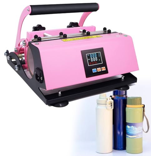 Tumbler Heat Press 6-30oz Portable Mug Press Machine for Crafters, Evenly & Quickly Heating for Sublimation Cup, Jar, Bottle, Perfect Presents for Craft Beginners, Families, Friends