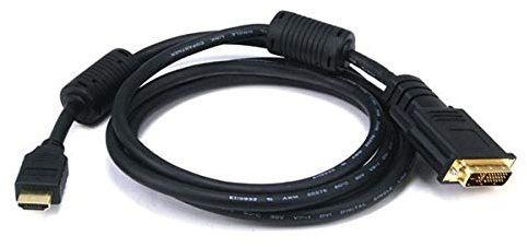 Monoprice HDMI to DVI-D Dual Link M1-D (P&D) Cable - 28AWG, 6 Feetm Black