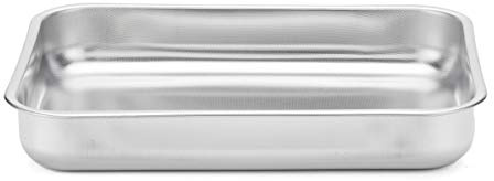 STEEL PAN 10182 Teglia Rettangolare, 35 x 26 cm