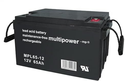 akku-net Bleiakku (multipower) MPL65-12I VDs, 12V, Lead-Acid