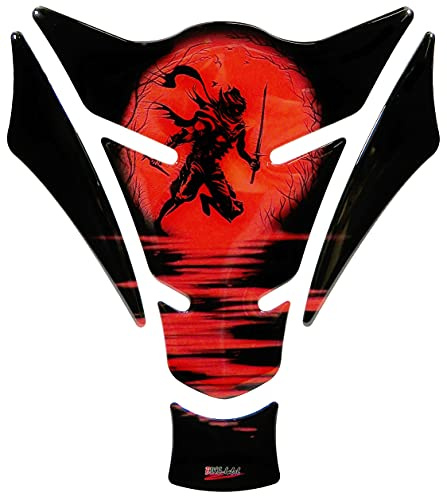 Tankpad Motorrad Aufkleber Ninja Red kompatibel für Kawasaki 500960