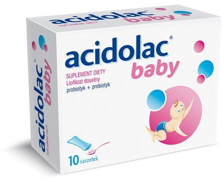 ACIDOLAC BABY 1,5 - 10 sachets - Preparation recommended to ensure the normal bacterial flora and the regulation of the gastrointestinal tract, especially during and after antibiotic treatment and in conditions of reduced immunity.