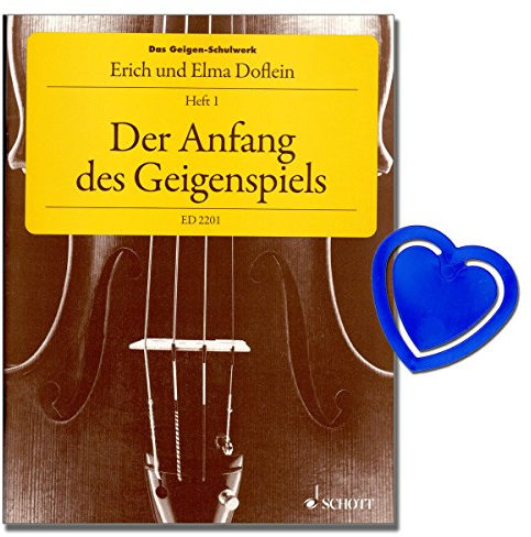 Schott Music - Das Geigen Schulwerk: Geigeschule - Ein Lehrgang der Violintechnik verbunden mit Musiklehre und Übung des Zusammenspiels mit bunter herzförmiger Notenklammer
