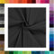 1 Meter Jersey Baumwolljersey uni Farben, 220g/m², Öko Tex Standard 100, Stoffe, 330g/lfm (8002 Anthrazit)