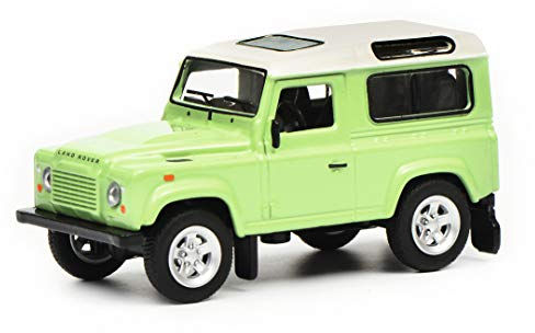 Schuco 452018100 - Land Rover Defender grün 1:64, Modellauto, Modellfahrzeug