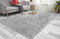 Super Soft FLUFFY Shaggy Rug Anti-Slip Carpet Mat Living Room Large Area Rugs Modern Floor Bedroom Extra Large Size Non Shedding (Silver, 200cm x 290cm (6.6ft x 9.5ft))