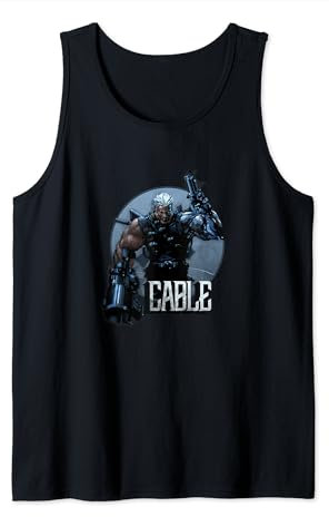 Marvel X-Men Cable Guns And Action Vintage Tank Top