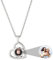 ZLHZW Picture Necklace Personalised for Women - Custom Photo Love Heart Projection Pendant - Customised Portrait Jewelry - Birthday Anniversary Memorial Gifts Girlfriend Wife Mother Daughter - Silver