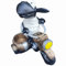Aspinaworld Gartenfigur, Schaf Molly mit Motorrad zum bepflanzen, 44 cm, Figur für den Garten, wetterfeste Deko