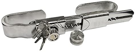 Candado Antirrobo Bloqueo de Falleba Ajustable de 310 a 490 mm. (40 mm.) Acero Inoxidable Cerradura puertas Camión para contenedores, semirremolques con Fallebas, Plataforma y Frigoríficos
