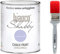 bianco Shabby Pintura a la Tiza para Todas las Superficies - 1 L Chalk Paint Lavanda + Brocha 40mm para Muebles de Madera - Interior & Exterior
