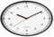Hama Wanduhr ohne tickgeräusche (leise Wohnzimmer-Uhr mit großem Ziffernblatt, analoge Küchenuhr inkl. Batterie) schwarz, 00186446, Schwarz