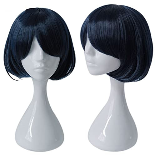 AHJSN gilt für Tokyo Game Alice Cosplay Perücke Frauen Alice blaue kurze Haare Perücke Kostüme