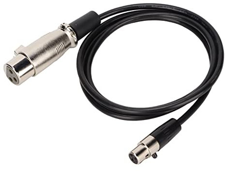 Cable XLR, Cable de Micrófono Sonido Puro sin Ruido 3,3 Pies XLR Hembra a Mini XLR Hembra para K240S para K171
