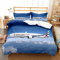 LUYAPOND Bettwäsche 135x200 Flugzeug Flauschig und Weich Mikrofaser bettbezug Set - 1 Bettbezüge mit 1 Kissenbezug 80x80 cm für Kinder Jugendliche