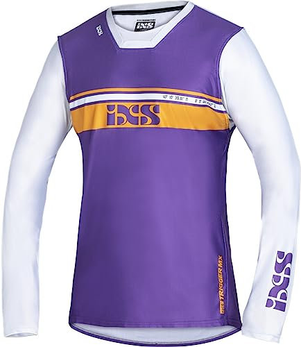 IXS Trigger 2.0 Motocross Jersey (Purple/White,M)