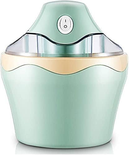 Samnuerly Máquina eléctrica automática para Hacer Helados, para el hogar, niños, postres caseros, Helados, Helados de Yogur, Sorbete y Sorbete, RCM136A (1200 ml) (Rcm136b (500 ml))