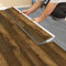 PVC Bodenbelag Selbstklebend Fliesen,Holzoptik Bodenfliesen Fliesenaufkleber Renovierung Wasserdicht für Küche Wohnzimmer Möbel Bad 15X90CM-1,35m² Braunes Schwarzes Holz