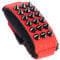 Gitarrensaiten-Dämpfer-Dämpfer, Reine Baumwolle, Gitarren-Griffbrett-Wickel, E-Bass-Saiten-Stummschaltungsband (Rot (20 cm))