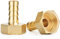 woonyee 1/2 Pouce Raccords de Tuyau cannelé Laiton 10mm Filetage Interne BSP Adaptateur de Tuyau Arrosage Robinet Cuisine Adaptateur de Montage for Water Pipe, Air Pipe, Fuel Pipe