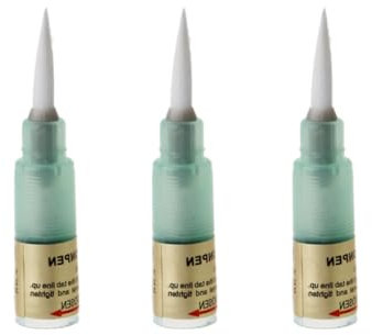 Bon-102 Lötkolophonium Flussmittelstift-Pinselspitze, nachfüllbar, für Leiterplatten-Löten, 3 Stück