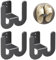 Hpamba Wandmontage Schuhhalter Wand Zum Aufhängen Schuhhalter Wand Schuhregal Multifunktionales Wandmontage Aus Türschuhaufhänge Für Eingangstür Badezimmer Schuh-Aufhänger Flur, Einfachheit, 3 Stück