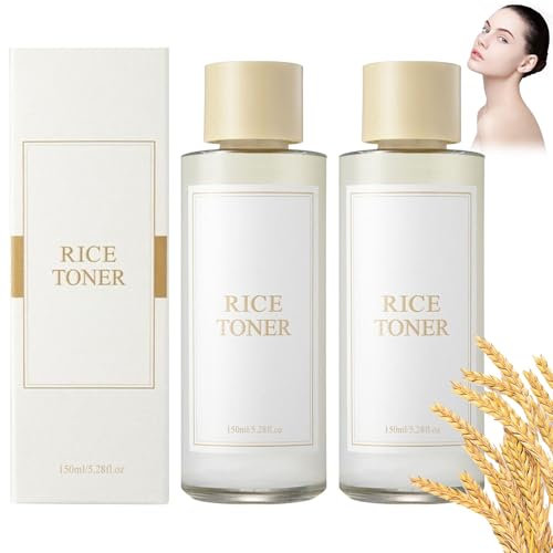 SPHERETRON Rice Toner 2 Stück 150ml Rice Toner Gesichtswasser Gesichtswasser Reife Haut Roner Gesicht Rice Toner für Alle Hauttypen Geeignet