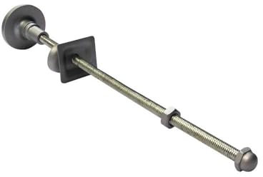 Old Pewter Luxury Metallic Wall Stay for Cast Iron Column Radiators 280mm Steel Traditional Bracket