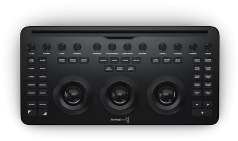 Blackmagic Design Davinci Resolve Micro Color Panel mit Tastatur-Beschriftung in Deutscher Sprache